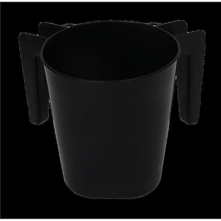 Netila Plastic Washing Cup, Metallic Black 57080