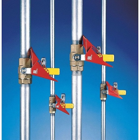 Brady Ball Valve Lockout, Fits Sz 1/4 to 1 In 65666