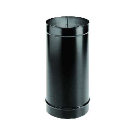 Duravent DuraBlack 6 in. D X 48 in. L Galvanized Steel Stove Pipe 6DBK-48