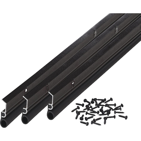 M-D Building Products Building Products Bronze Aluminum and Vinyl Screw-on Top and Sides Door Seal Kit 1156