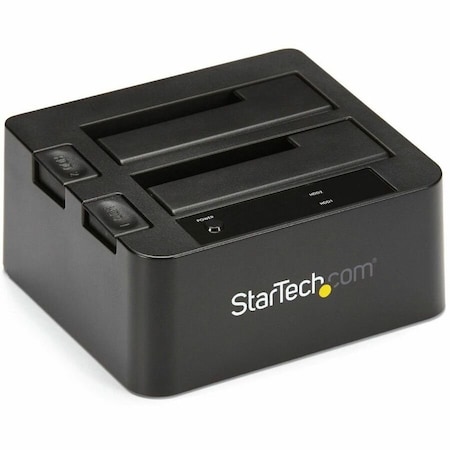Startech.Com 2-Bay USB 10Gbps to SATA Hard Drive Docking Station, USB Hard Drive Dock, External SDOCK2U313