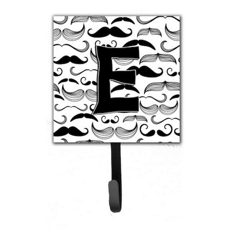 Carolines Treasures Letter E Moustache Initial Leash and Key Holder CJ2009-ESH4