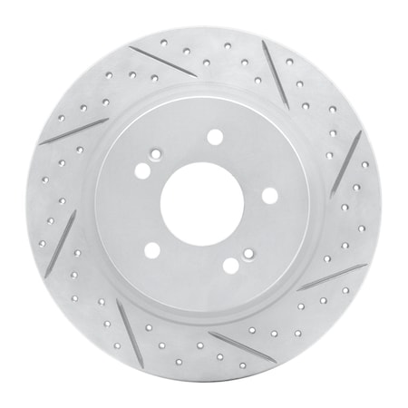 Dynamic Friction Co DFC Geoperformance Rotor - Drilled and Slotted 830-03060R