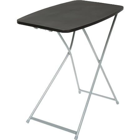 Cosco 26'' x 18'' Black Personal Folding Table 37-129-BLK4
