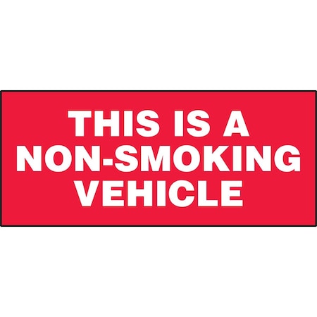 Accuform SAFETY LABEL THIS IS A NONSMOKING LVHR557VSP