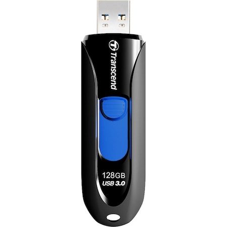 Transcend Information Transcend 128GB JetFlash 790 USB 3.0 Flash Drive - 128 GB - USB 3.0 - Black, Blue TS128GJF790K