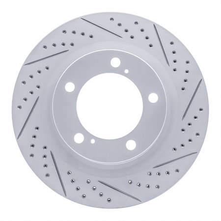 Dynamic Friction Co DFC Geoperformance Rotor - Drilled and Slotted 830-76136R