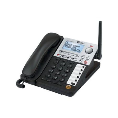 At&T Cordless Deskset, f/SB67118/SB67138, 5-3/8"x9-1/2"x10", BK/SR ATTSB67148
