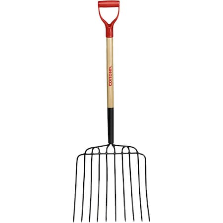 Corona Tools Ensilage Fork, 10 Tine, Welded, 30" Handle FK 44010