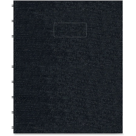 Blueline 9-1/4 x 7-1/4" Black College/Margin Notebook, 75 Pg REDA7150BLK