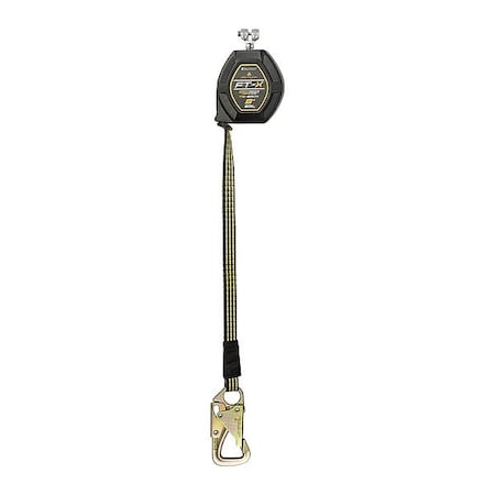 Falltech EdgeCore(TM) Self-Retracting Lifeline, Quick-Connect, Aluminum, 1 Leg(s), 420 lb Weight Capacity 84008RP8S