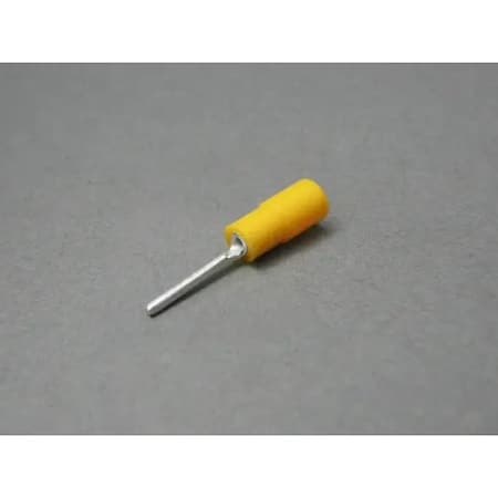 Nichifu Eco-Friendly Polycarbonate Insulated Pin Terminals, AWG 24-20 TMEX TC-0.3-9.5-YEL