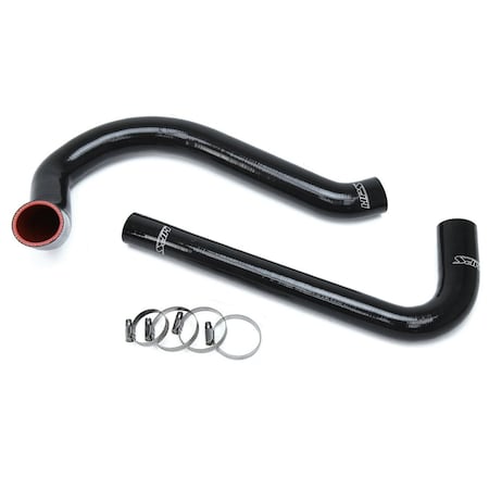 Hps Performance High Temp Reinforced Silicone Radiator Coolant Hose Kit, Black,  57-1627-BLK