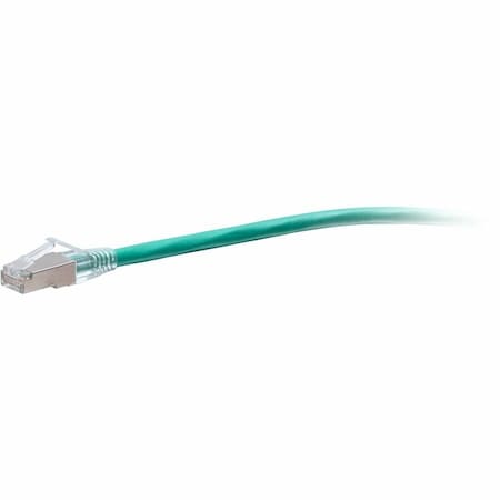 C2G QS 20FT/6.1M GRN BOOTED C6A STP CM TAA C2G43868