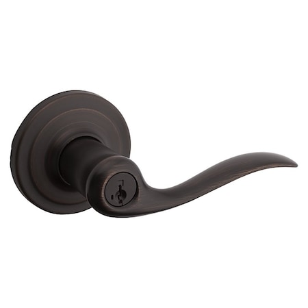 Kwikset Signature Series Entry Lever Lockset, Venetian Bronze 740TNL11PSMTCP
