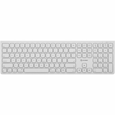 Alogic ECHELON USB-C RECHARGEABLE BLUETOOTH FULL SIZE KEYBOARD FOR MAC (WHITE), US ASKBT3M