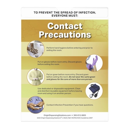 Origin Dispensing Solutions Sign Holder-Clip-On-PETG-Clear PA30X01CL