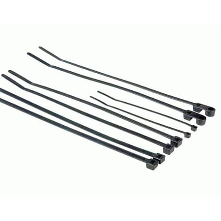 Metra Cable Tie, 11 in L, Black, 50 lb Strength, 100 PK BCT11