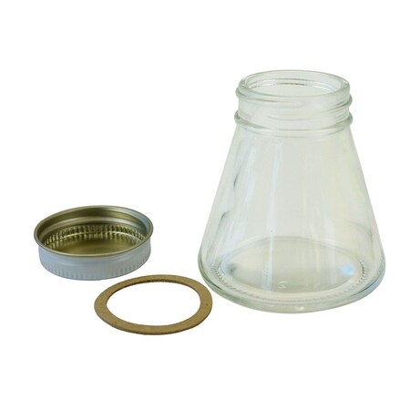 Paasche 3 oz./88cc Plain Jar, Cover & Gasket H-193