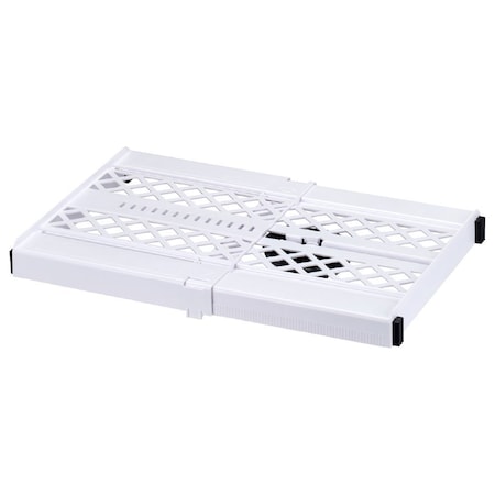 Lockermate By Bostitch Magnetic Pencil Holder, Locker Organizer with 3 Mesh Storage Compartments, White 5024-WHT
