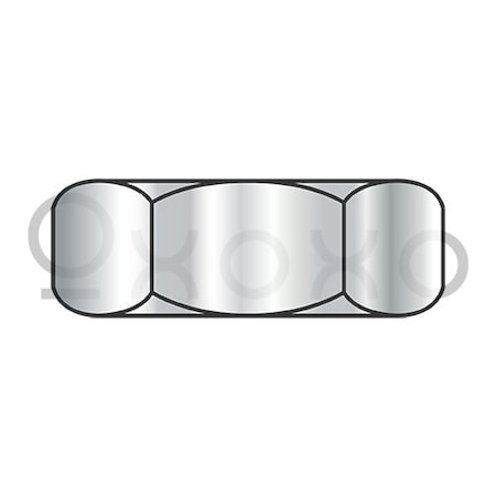 Oxoxo 1/2-13 Hex Jam Nut 18 8 Stainless Steel, 500PK 201904