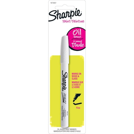 Sharpie Liquid Paint Marker, White, Metal 1873937