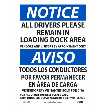 Nmc Notice Drivers Remain Bilingual, ESN519PB ESN519PB
