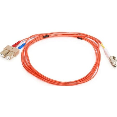 Monoprice Fiber Optic Patch Cord, LC/SC, 2m, Multi 2627