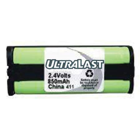 Ultralast Panasonic HHR-P105 Equivalent Battery - 2.4V- 830mAh UL105