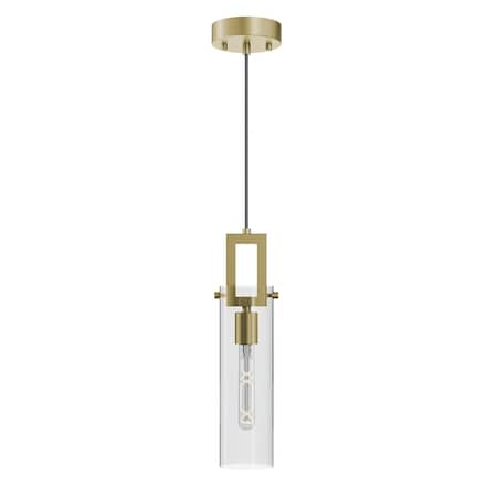 Afx Houston 04in Med Base Pendant Light, Light Antique Brass HOUP04MBLB