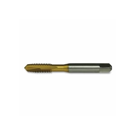 Greenfield Threading TiN Plug Spiral Point Machine Tap, 3FL, 5/8 in-11 Tool Size, UNC 890-357930