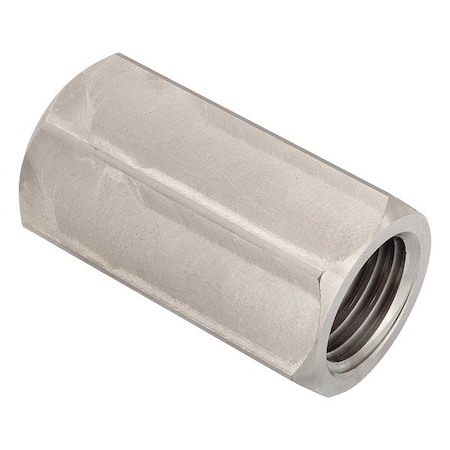 Zoro Select Female-Female Hex Adapter NUT60101CX012C