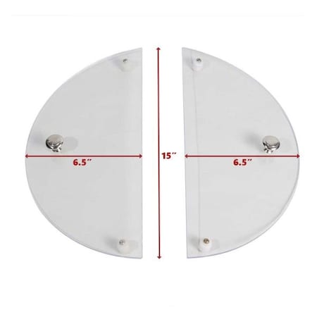 Good Land Bee Supply Beekeeping Honey Extractor Lid (Pair) HELID