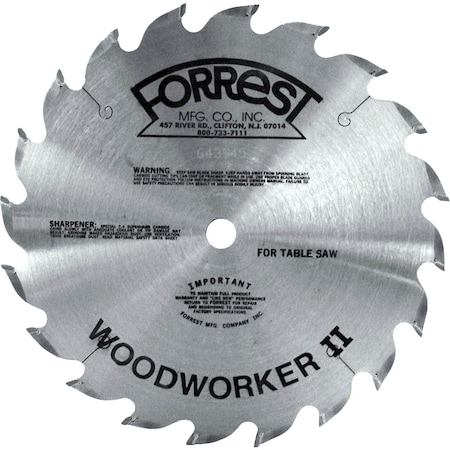 Grizzly 10" 20T Thin Kerf Woodworker II Circular Saw Blade T33591