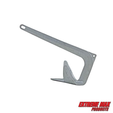 Extreme Max 3006.6539 BoatTector Galvanized Claw Anchor - 44 lbs. 3006.6539