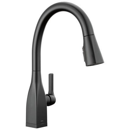 Delta Mateo Single Handle Pull-Down Kitchen Faucet With Touch2O And ShieldSpray Technologies 9183T-BL-DST