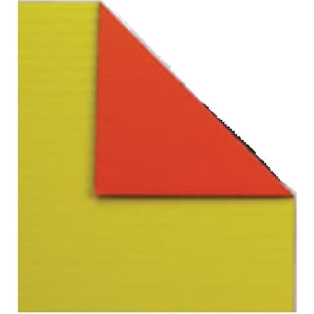 Flipside Products 26270 Orange-Yellow Corrugated Project Sheets - Color 2 Sides, 25PK 26270-25