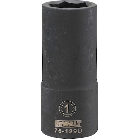 Dewalt Deep Impact Socket, 3/4 IN DR, 1 IN SAE DWMT75129OSP