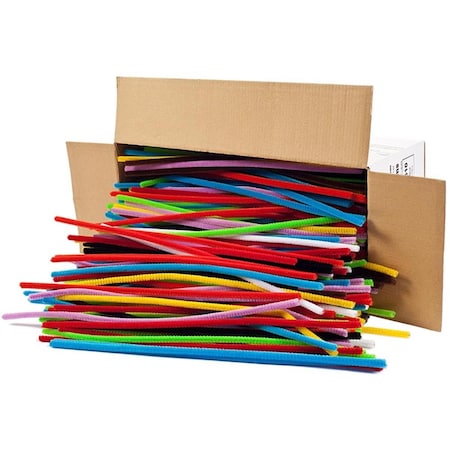 Vertex 12 in. Chenille Stems, Assorted Color VE743186