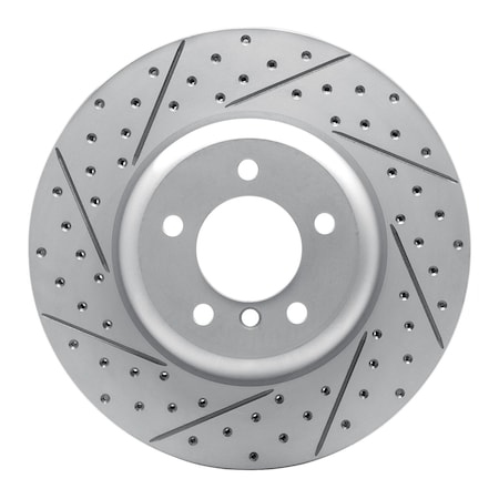 Dynamic Friction Co DFC Geoperformance Rotor - Drilled and Slotted 830-31063L