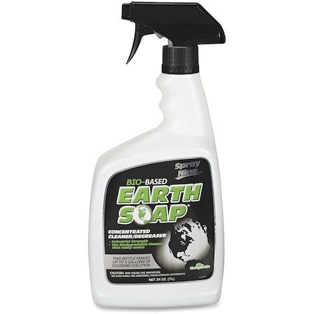 Spray Nine Cleaner/Degreaser, 32 Oz Trigger Spray Bottle, Liquid, Clear Green, 6 PK 27932