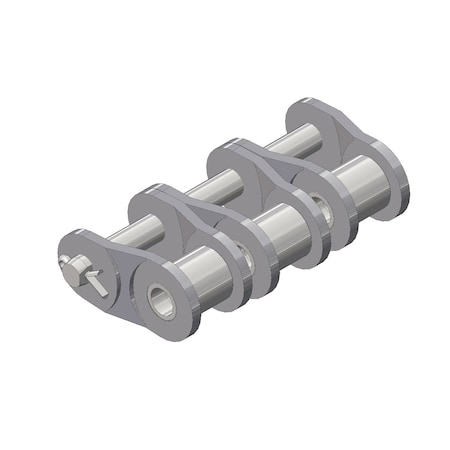 Senqcia Inspire Series SBR 80-3OL Triple Strand Cottd Off Link, 80-3 chain, 1P, 3.7 OAW, .312 Pin S-80-3OL