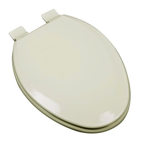 Plumbing Technologies 126-01 Premium Molded Elongated Wood Toilet Seat, Bonet 1F1E5-01