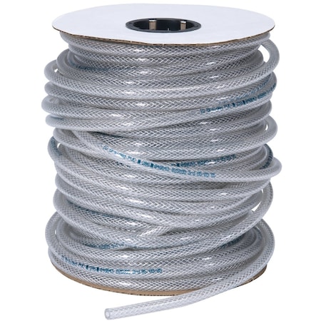 Abbott Rubber 1/2''x1/4''x250 ' Clear T12 Braided PVC Tubing T12005001