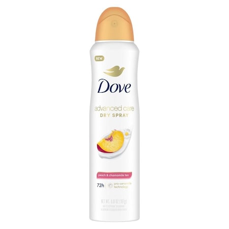 Dove Peach and Chamomile Tea Antiperspirant Deodorant Spray, 3.8 Ounce, 12PK 69733228