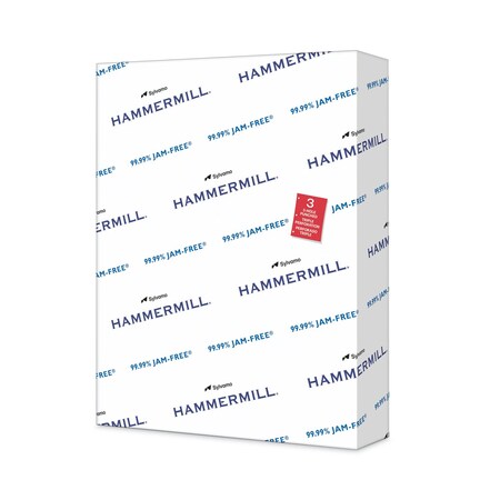 Hammermill/Hp Copy Plus Print Paper, 92 Bright, 3-Hole, 20 lb Bond Weight, 8.5 x 11, White, 500 PK 10503-1