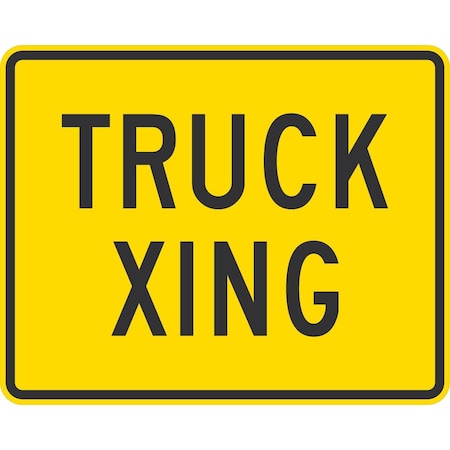 Lyle Truck Xing, 30x24, Diamond Grade, Yellow G-14763-DG_30x24