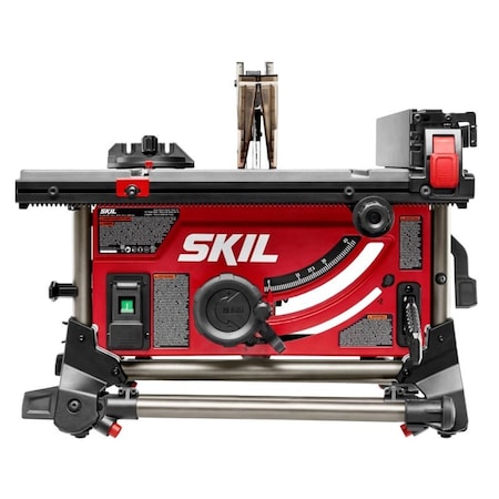 Skil Table Saw, 120 VAC, 15 A, 10 in Dia Blade, 5/8 in Arbor, 25-1/2 in Rip Capacity Right TS6307-00
