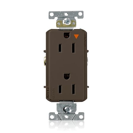 Leviton DPl IG Dup Rec 15A 125V Self-Gr Blu 16262-BIG