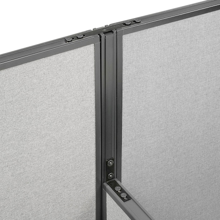 Global Industrial Interion High Low Three Way Kit For Two 76" High Panel 240257R